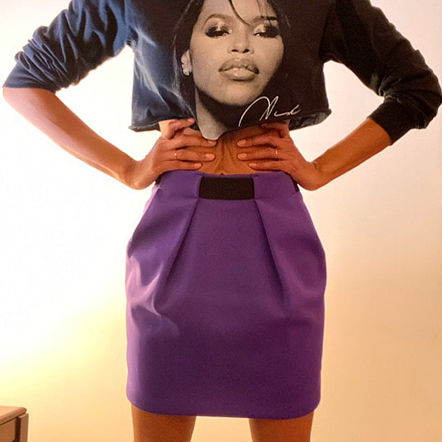 Purple Peek-A-Boo Skirt (Size 4)